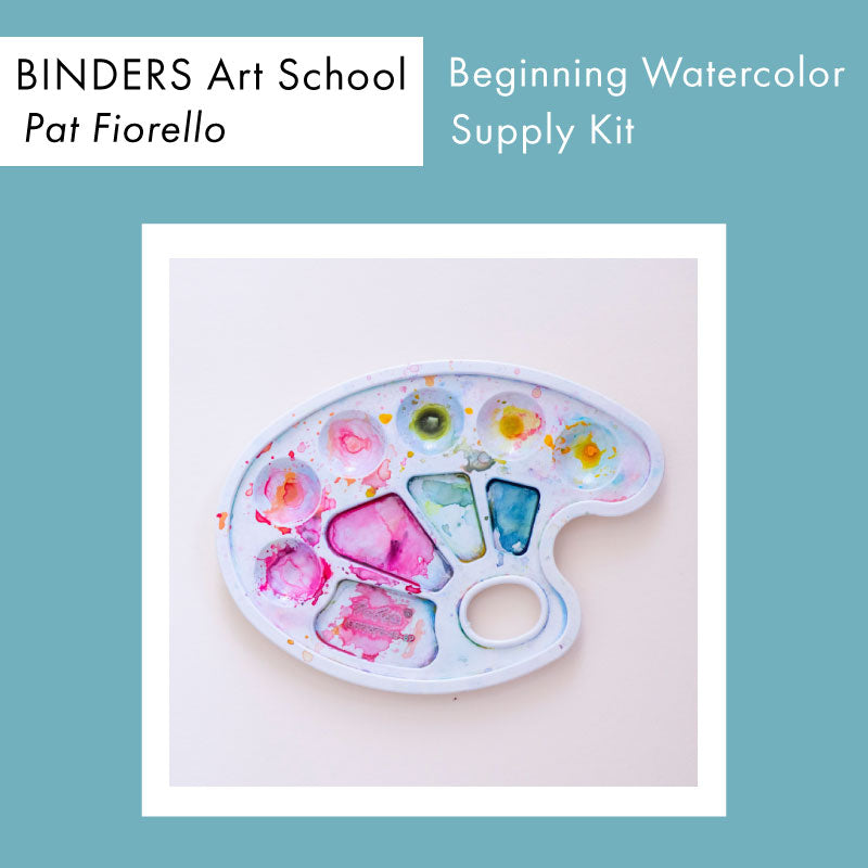 Pat Fiorello - Beginning Watercolor Supply Kit – Binders Art School