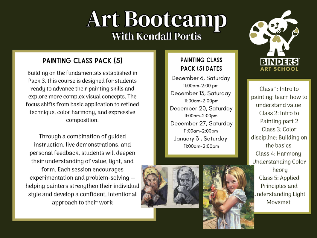 Art Bootcamp PAINTING class pack 5