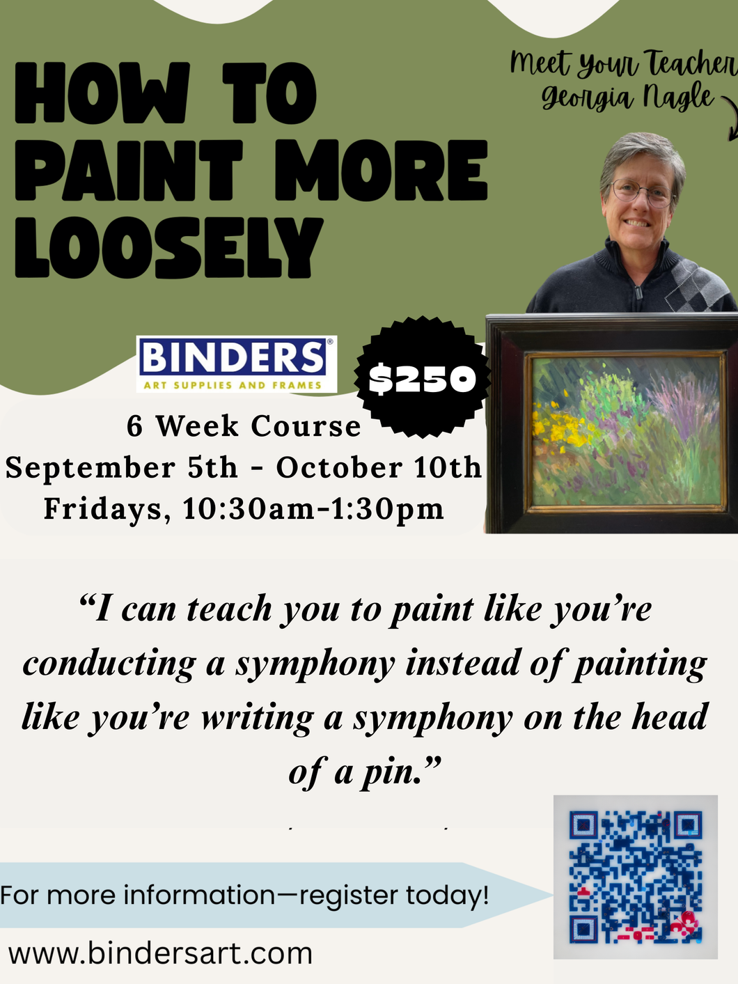 How To Paint More Loosely (Fall session)